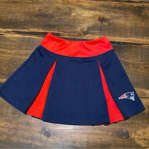 NFL Girl Skirt Size 4T Navy Blue Red New England Patriots Cheer Style